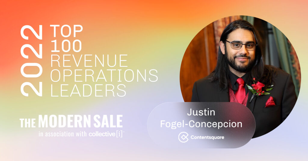 2022 Top 100 Revenue Operations Leaders recognition